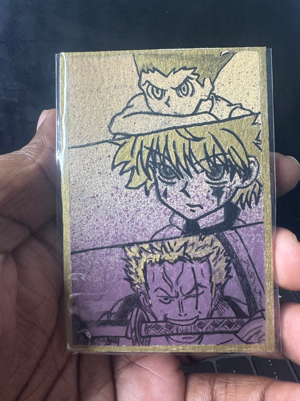 “Golden Hair” Original Hand painted ACEO aceo art card