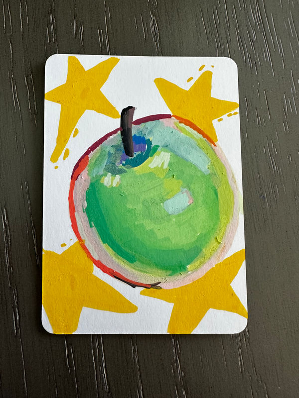 Doctor away aceo art card