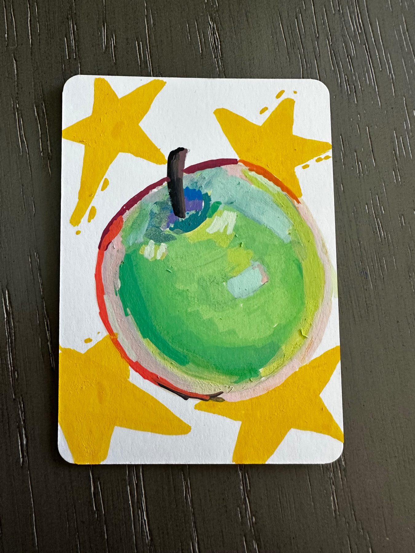 Doctor away aceo art card