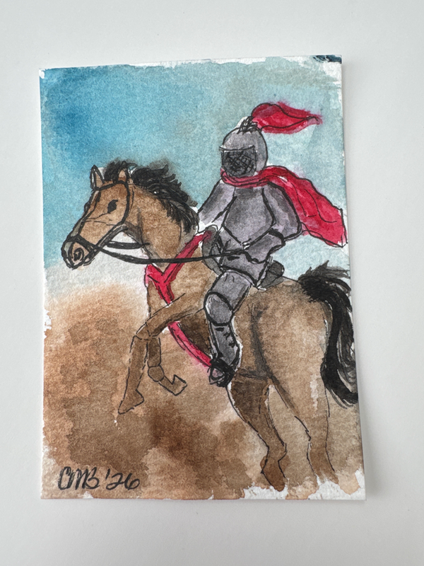 Knight Rider aceo art card