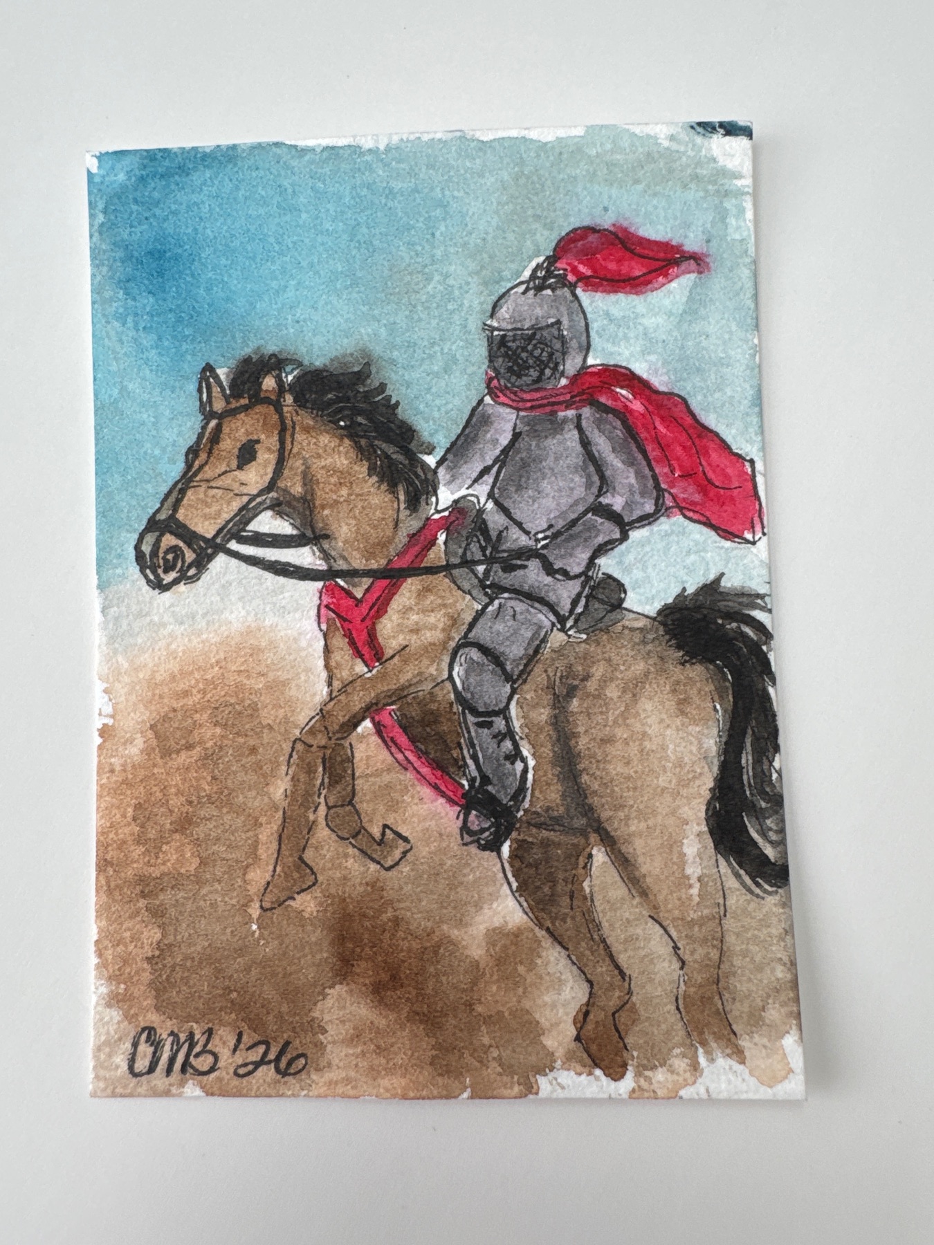 Knight Rider aceo art card