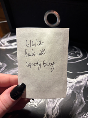Spooky baby aceo art card thumbnail 3