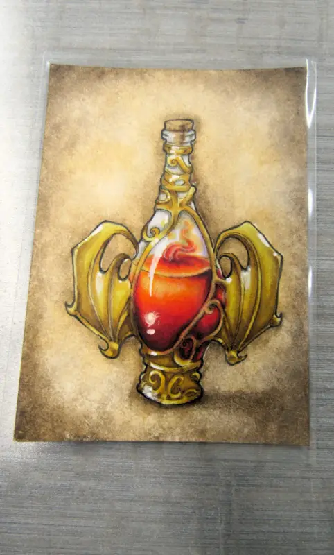 Dragonblood Elixir aceo art card