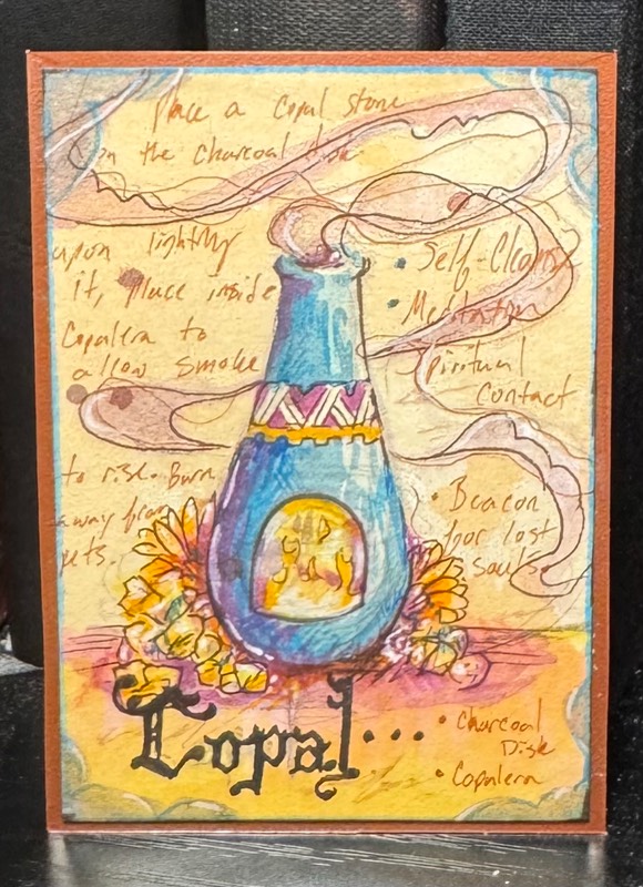Copal aceo art card