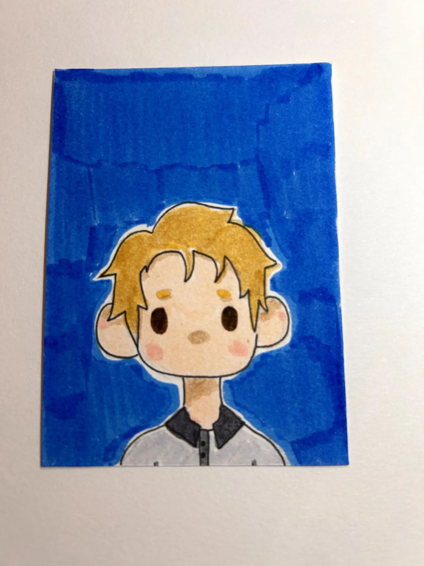 Portrait 9 aceo art card