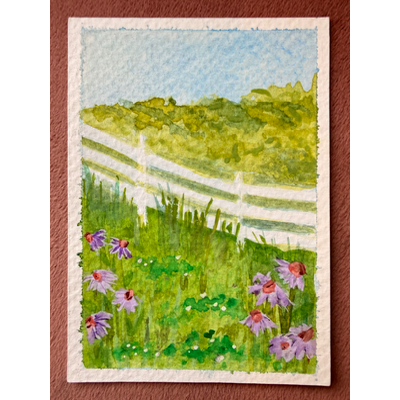 Almost My Sister’s House aceo art card thumbnail 1