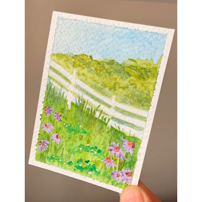 Almost My Sister’s House aceo art card thumbnail 2