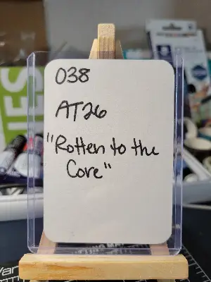 Rotten to the Core aceo art card thumbnail 2