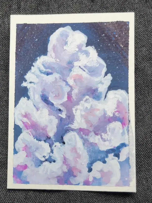 cloud dream I aceo art card