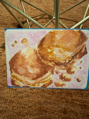 Biscuits aceo art card thumbnail 2