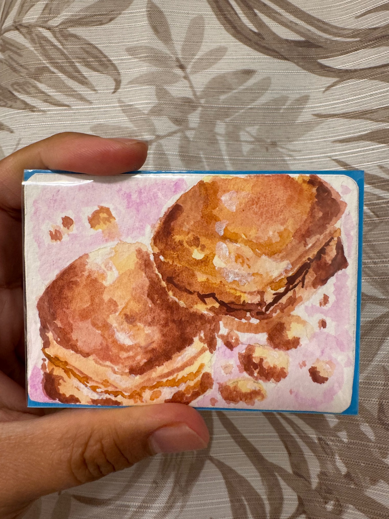 Biscuits aceo art card
