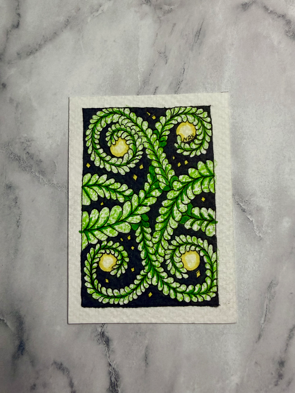 Chasing the Light aceo art card