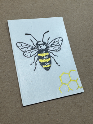 Honeycomb Landing aceo art card thumbnail 2