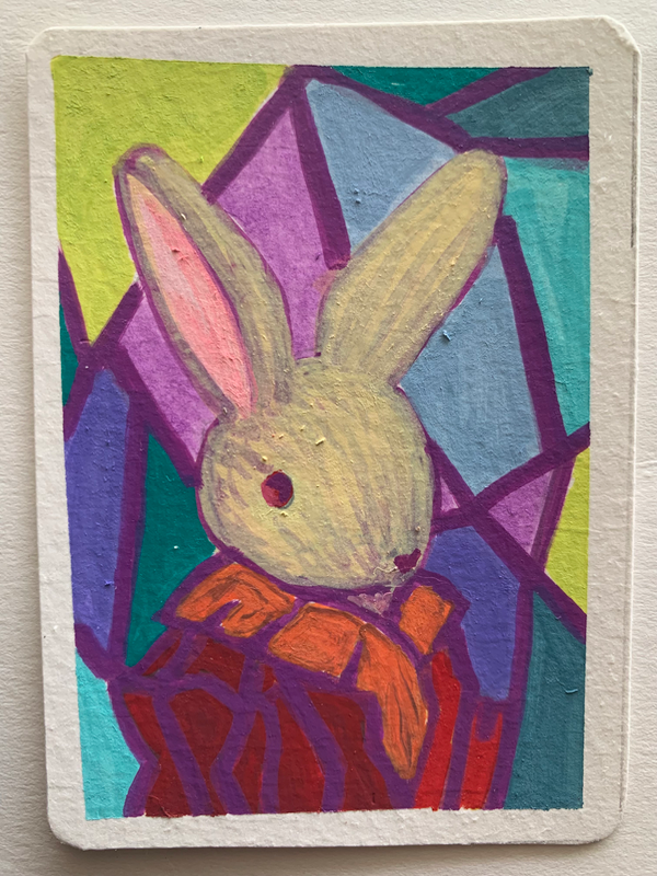 The mad hare aceo art card