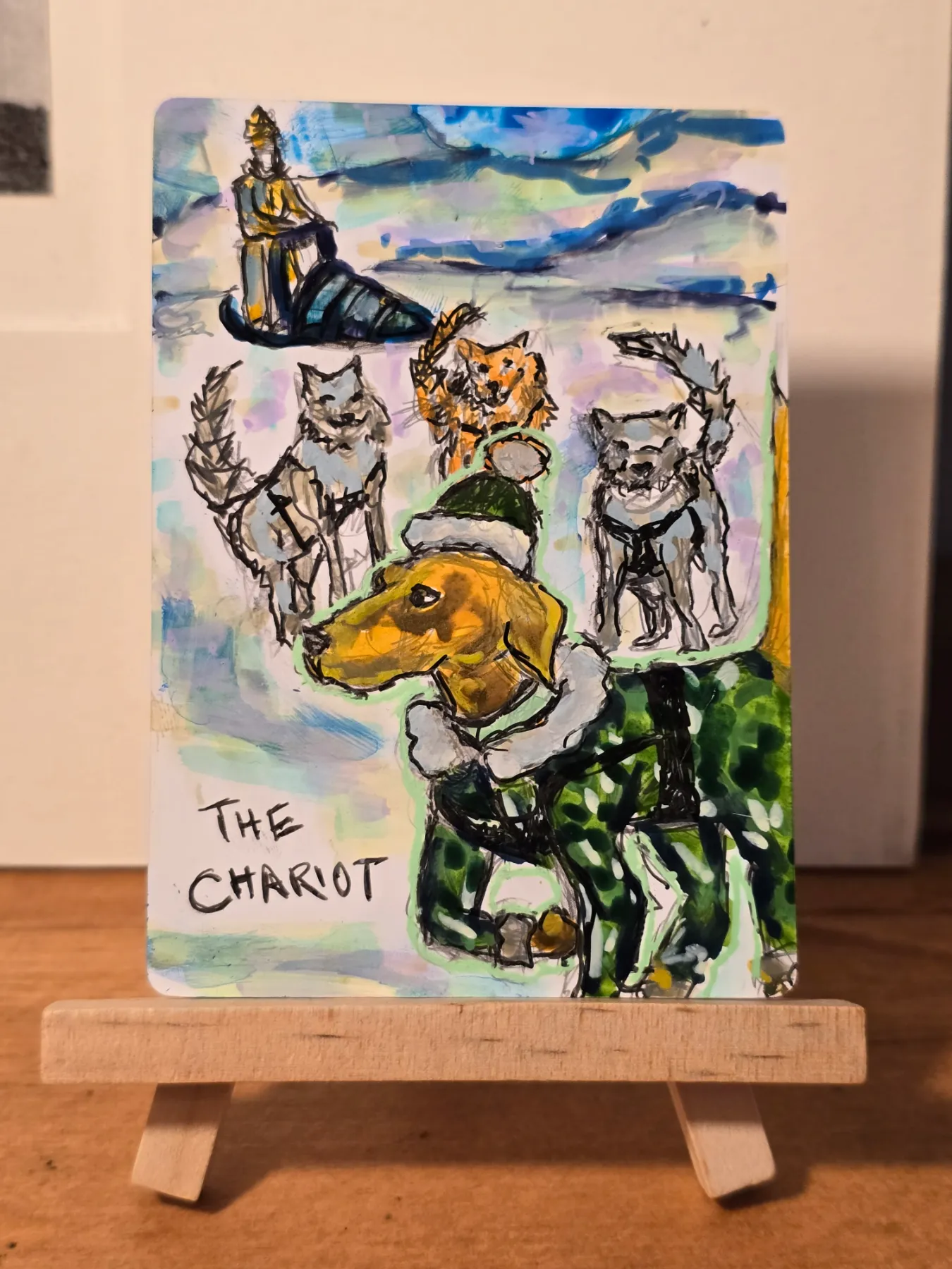 The Chariot aceo art card