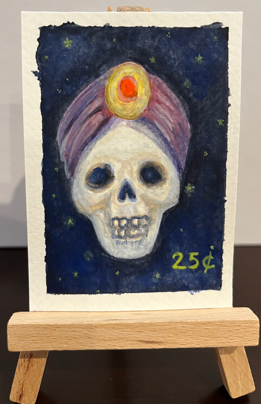 Fortune Teller aceo art card