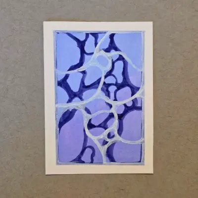 dusk - A Day at the Pool mini series aceo art card thumbnail 1