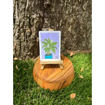 Dawn of Peace aceo art card thumbnail 1