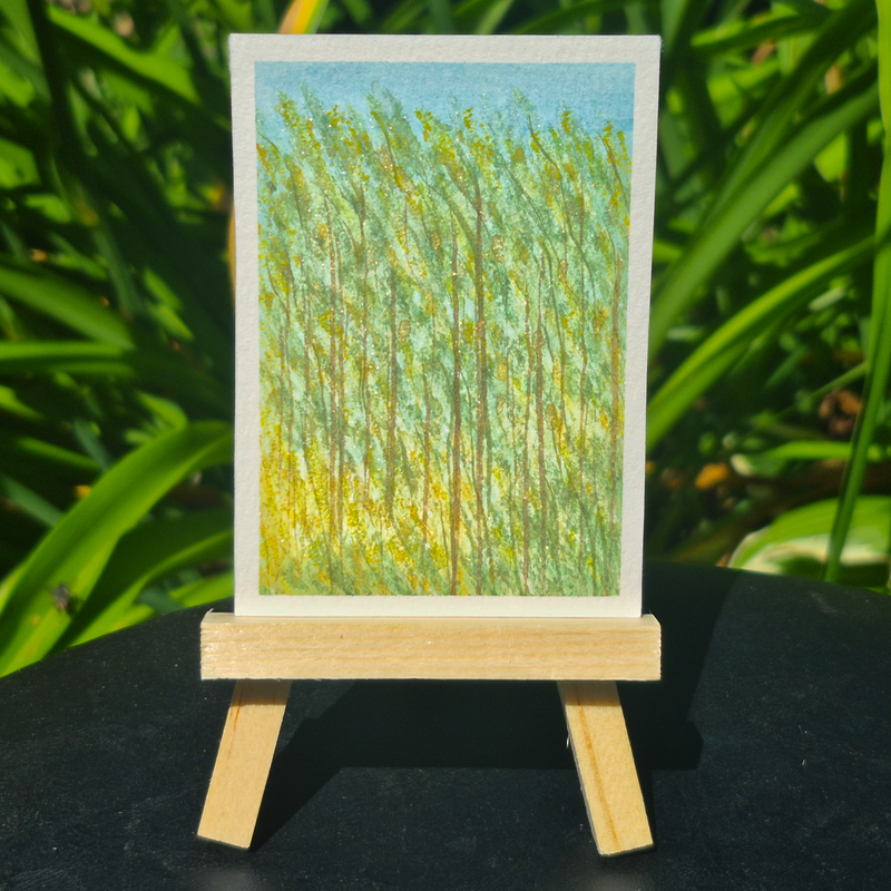 Trees no.2 aceo art card