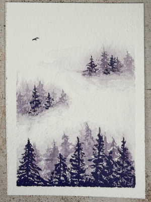 Undisturbed aceo art card thumbnail 1