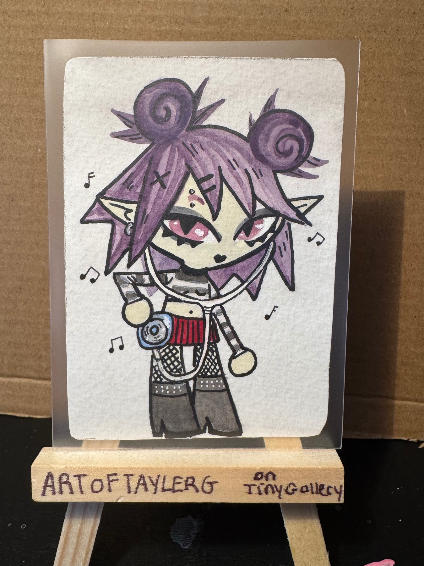 BUNDLE Ooky Spooky aceo art card