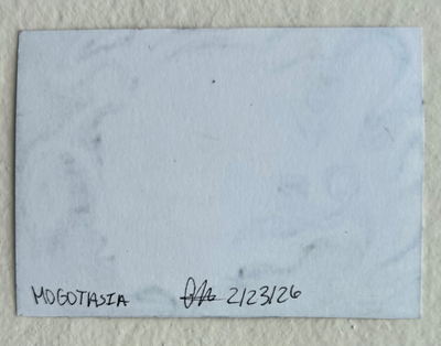 Mask and Smoke aceo art card thumbnail 2