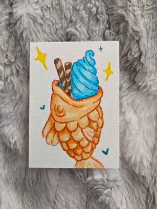 Taiyaki! aceo art card
