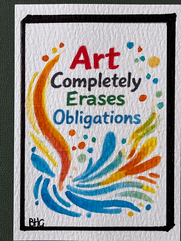 ACEO Acronym aceo art card