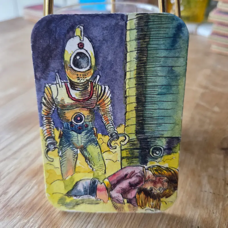 Are You Functional? aceo art card