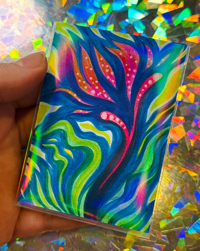 Fleur Celeste No. 1 aceo art card