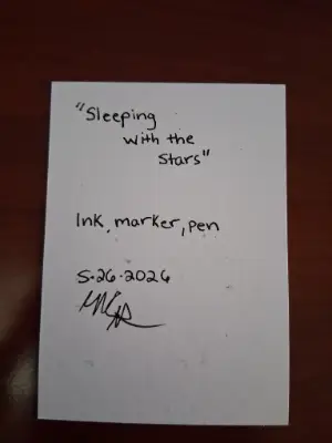 Sleeping with the Stars aceo art card thumbnail 5