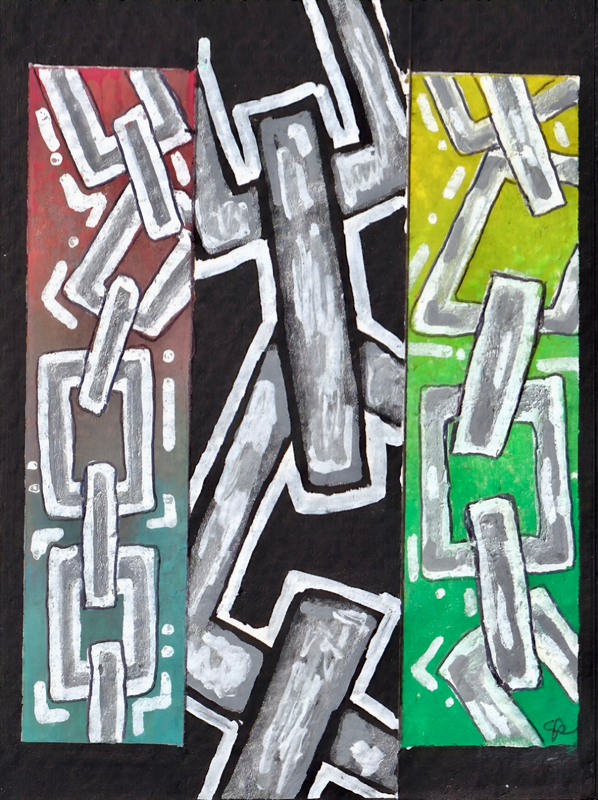 Chain’d #1 aceo art card