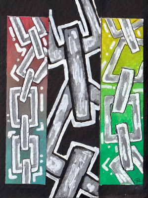 Chain’d #1 aceo art card thumbnail 1