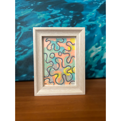 Glass Flowers aceo art card thumbnail 3