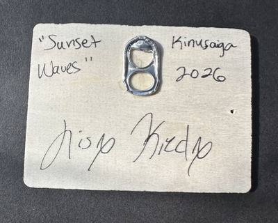 “Sunset Waves” Kinusaiga aceo art card thumbnail 2