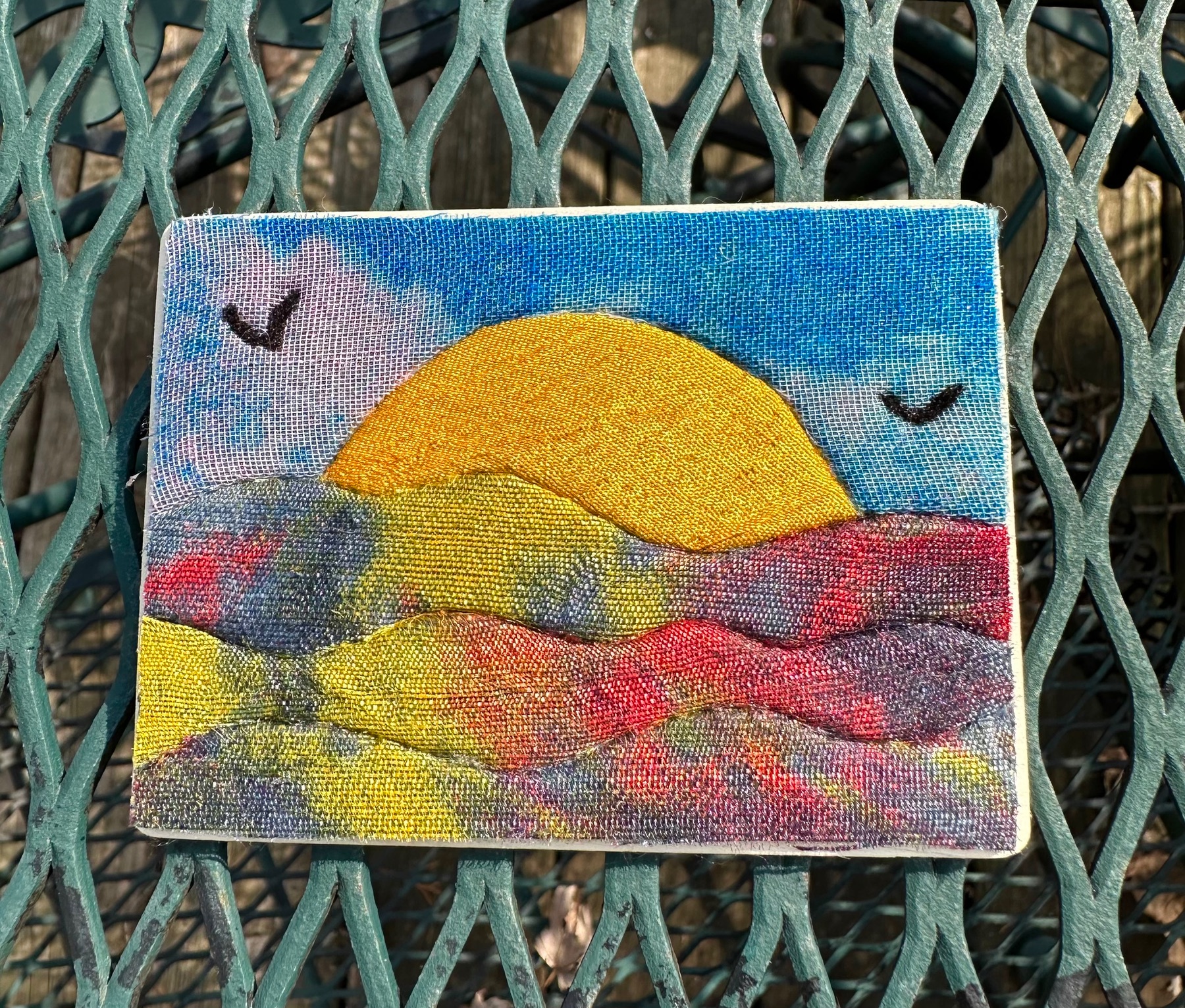 “Sunset Waves” Kinusaiga aceo art card