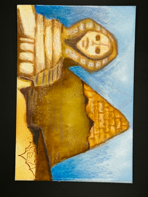 Sphinx aceo art card thumbnail 2