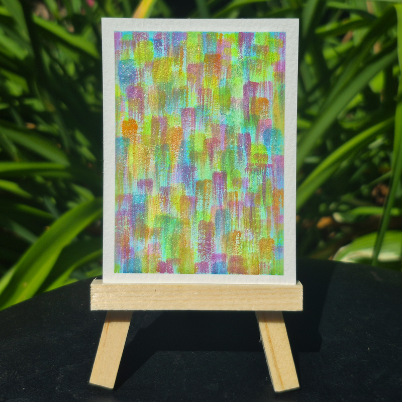 Wildflowers aceo art card