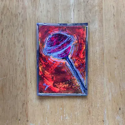Fluorescent Candy - Sucker aceo art card thumbnail 1