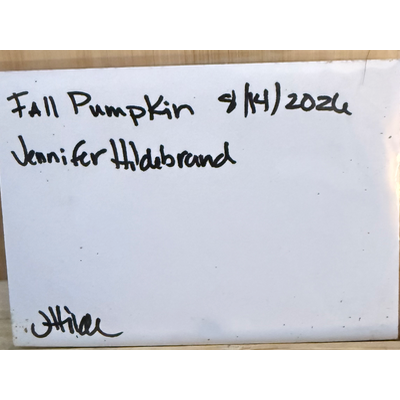 Fall pumpkin aceo art card thumbnail 3