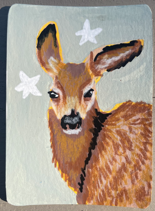 “Wilderness” - Wildlife Portrait aceo art card