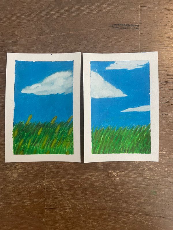 Grassy Field Bundle 1 aceo art card