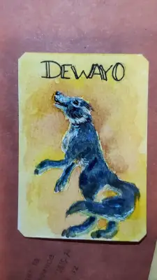 Dewayo cryptid informational package aceo art card thumbnail 2
