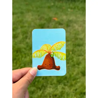 Fern Baby Series (Hapuu - Native Hawaiian Fern) aceo art card thumbnail 1