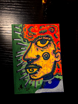 orange in me aceo art card thumbnail 2