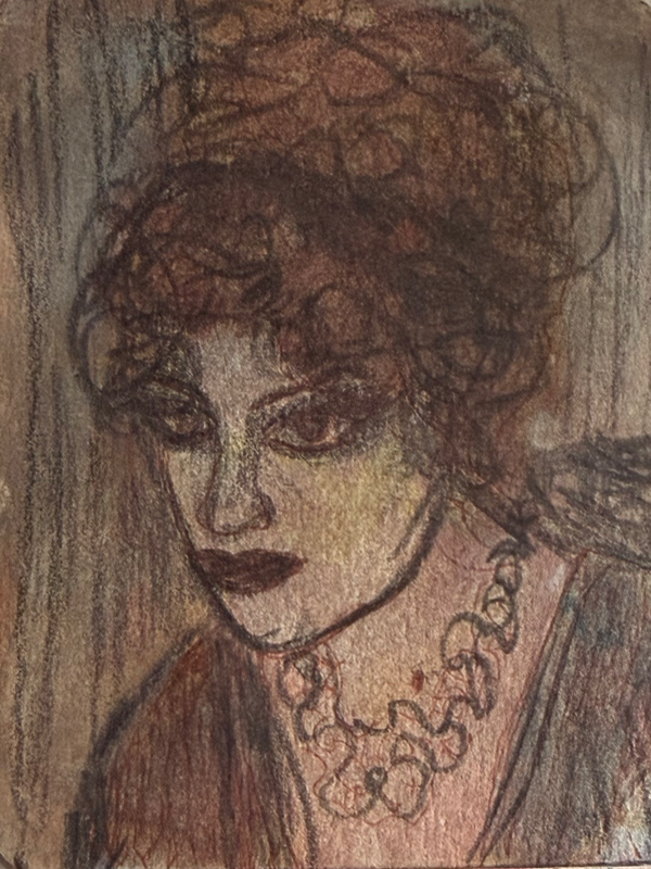 Self-Portrait 2026 aceo art card