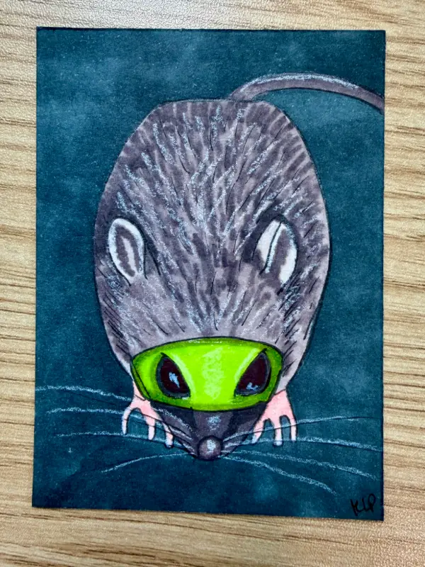 Tiny Anti-Hero aceo art card