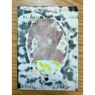 Tiny Anti-Hero aceo art card thumbnail 2