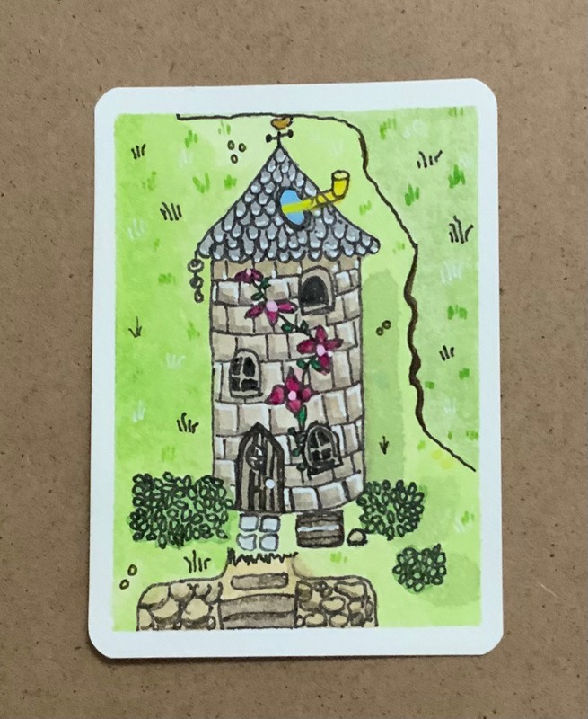 Stardew Valley Wizard’s Castle aceo art card