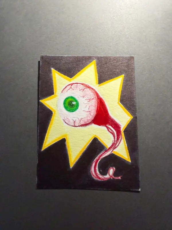Eye see you aceo art card
